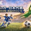 サッカー日本代表 試合日程・放送スケジュール