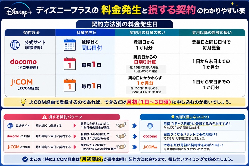損をしない契約ルートによるタイミング